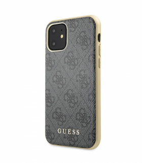 Nakładka do iPhone 11 GUHCN61G4GG szary hard case 4G Collection TFO Guess GSM096046