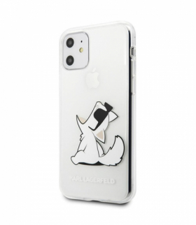 Nakładka do iPhone 11 KLHCN61CFNRC przeźroczysty hard case Choupette Fun TFO Karl Lagerfeld GSM096089