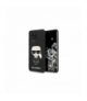 Nakładka do iPhone 7 / 8 / SE 2020 KLHCI8SLFKBK czarne hard case Silicone Iconic TFO Karl Lagerfeld GSM105976