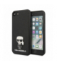 Nakładka do iPhone 12 Mini 5,4" KLHCP12SIKMSBK czarna hard case Saffiano Iconic Metal TFO Karl Lagerfeld GSM105999