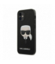 Nakładka do iPhone 12 / 12 Pro 6,1" KLHCP12MSAKHBK czarne hard case Saffiano Iconic Karl`s Head TFO Karl Lagerfeld GSM106002