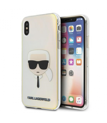 Nakładka do iPhone 12 Mini 5,4" KLHCP12SPCKHML wielokolorowe hard case Iridescent Karl`s Head TFO Karl Lagerfeld GSM106013