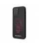 Nakładka do iPhone 12 Mini 5,4" KLHCP12SPCUIKPI różowe hard case Karl Iconic Outline TFO Karl Lagerfeld GSM106042