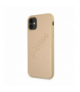 Nakładka do iPhone 12 Pro Max 6,7" GUHCP12LRSAVSLG złote hard case Saffiano Vintage Script TFO Guess GSM109232