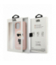 Nakładka do iPhone 12 Mini 5,4" KLHCP12SSLFKPI jasno-różowe hard case Silicone Iconic TFO Karl Lagerfeld GSM109774