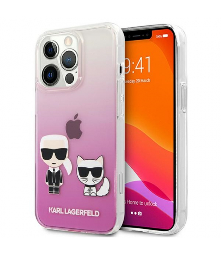 Nakładka do iPhone 13 6,1" KLHCP13MCKTRP hard case różowa Karl & Choupette TFO Karl Lagerfeld BRA011134