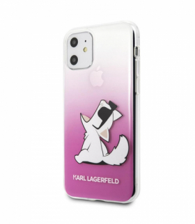 Nakładka do iPhone 13 Pro Max 6,7" KLHCP13XCFNRCPI hard case różowa Choupette Fun TFO Karl Lagerfeld BRA011160