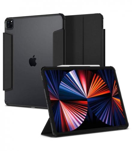 Etui Ultra Hybrid Pro do iPad Pro 12.9 2021 czarne TFO Spigen BRA011180