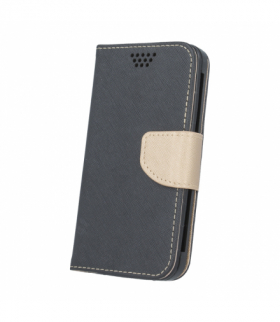 Etui Smart Universal Fancy Silicon 5,5" 87x159 czarno-złote TFO GSM031115