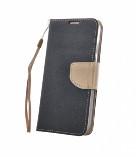 Etui Smart Fancy do Xiaomi Redmi Note 9 złoto-czarne TFO GSM103572