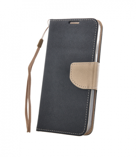 Etui Smart Fancy do Xiaomi Redmi Note 9 złoto-czarne TFO GSM103572