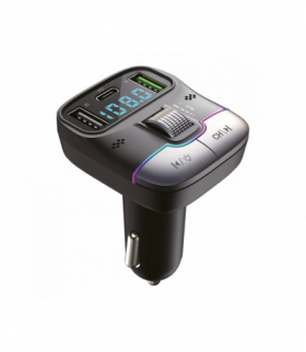 FM Transmiter Bluetooth LTC podświetlenie RGB LTC LXTR302