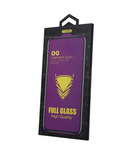 Szkło hartowane OG Premium do iPhone 14 Pro czarna ramka TFO OEM100949