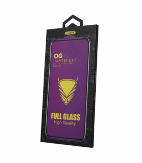 Szkło hartowane OG Premium do iPhone 14 Pro Max czarna ramka TFO OEM100951
