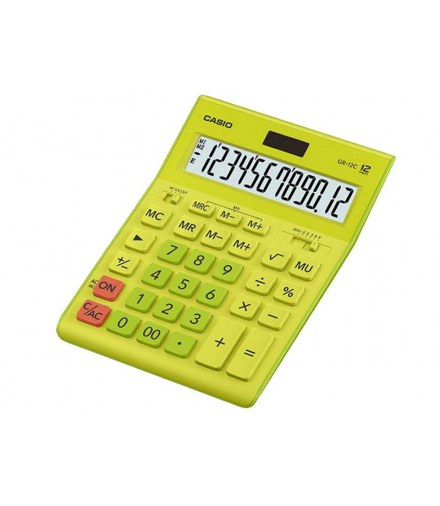 Kalkulator biurkowy Casio GR-12C-GN. LXGR-12C-GN