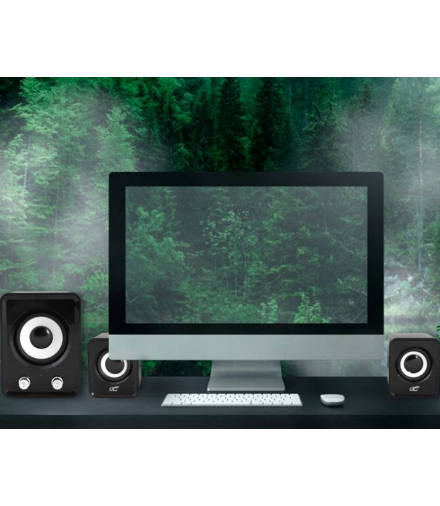 Zestaw głośników komputerowych 2.1 11W USB5V, Czarne LTC. LTC LXKS201CZ