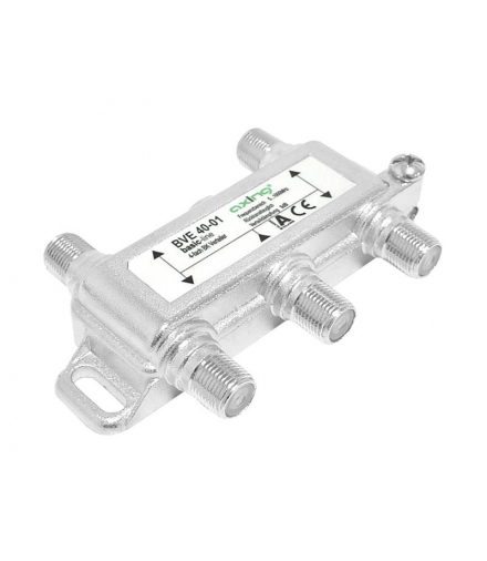 Rozgałęźnik antenowy 1F do 4F AXING BVE 40-01. LAMEX LX5121