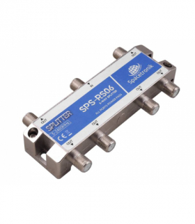 Rozgałęźnik splitter antenowy 1F do 6F 1/6 5-2400 MHz Spacetronik SPS-R06. LAMEX LXDM026