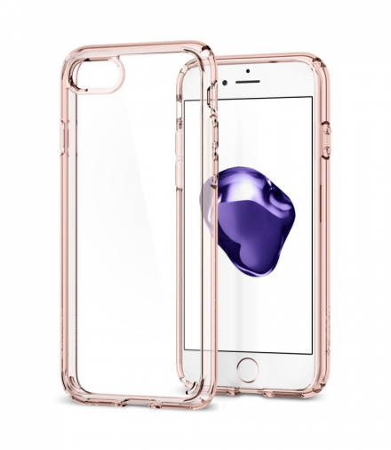 Nakładka Ultra Hybrid do iPhone 7 / 8 / SE 2020 / SE 2022 Rose Crystal TFO Spigen BRA006894