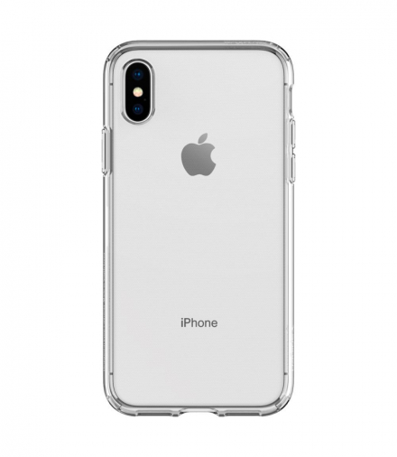 Nakładka Liquid Crystal do iPhone X / Xs transparentna TFO Spigen GSM039271
