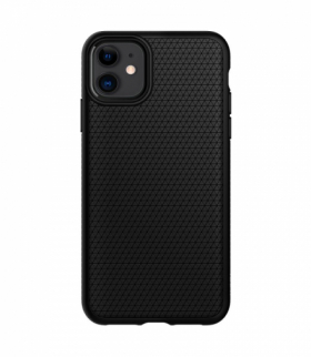 Nakładka Liquid Air do iPhone 11 matte black TFO Spigen BRA007745