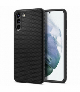 Nakładka Liquid Air do iPhone 12 Mini matte czarna TFO Spigen BRA010286