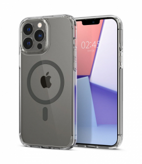 Nakładka Ultra Hybrid Magsafe do iPhone 13 Pro Max grafitowa TFO Spigen BRA010989