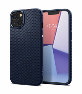 Nakładka Liquid Air do iPhone 13 granatowa TFO Spigen BRA011006