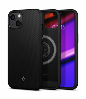 Nakładka Armor Magsafe do iPhone 13 matte czarna TFO Spigen BRA011011