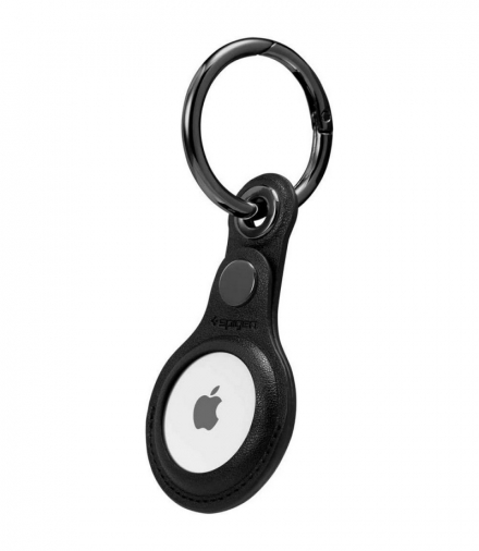 Etui Valentinus do Apple AirTag czarna TFO Spigen BRA011236