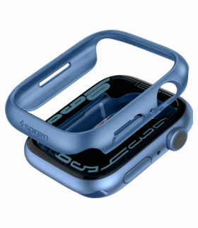 Nakładka Thin Fit do Apple Watch 7 (45mm) niebieska TFO Spigen BRA011635