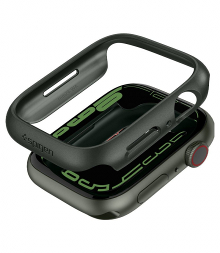 Nakładka Thin Fit do Apple Watch 7 (45mm) military green TFO Spigen BRA011638