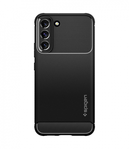 Nakładka Rugged Armor do Samsung Galaxy S22 matowa czarna TFO Spigen BRA011732