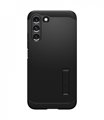 Nakładka Tough Armor do Samsung Galaxy S22 czarna TFO Spigen BRA011748