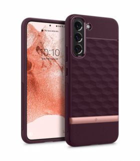 Nakładka Parallax do Samsung Galaxy S22 burgundowa TFO Caseology BRA011826