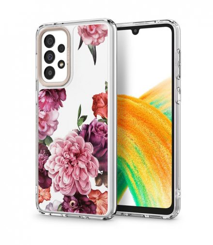 Nakładka Cyrill Cecile do Samsung Galaxy A33 5G rose floral TFO Spigen BRA012045