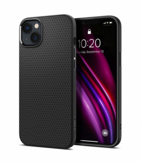 Nakładka Liquid Air do iPhone 14 Plus 6,7" matowa czarna TFO Spigen BRA012175