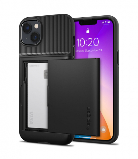 Nakładka Slim Armor Cs do iPhone 14 6,1" czarna TFO Spigen BRA012201