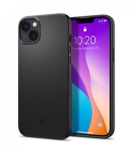 Nakładka Thin Fit do iPhone 14 Pro 6,1" czarna TFO Spigen BRA012225