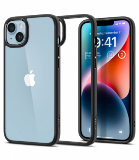 Nakładka Ultra Hybrid do iPhone 14 6,1" matowa czarna TFO Spigen BRA012238
