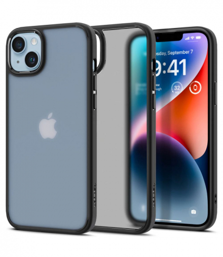 Nakładka Ultra Hybrid do iPhone 14 Plus 6,7" frost black TFO Spigen BRA012239