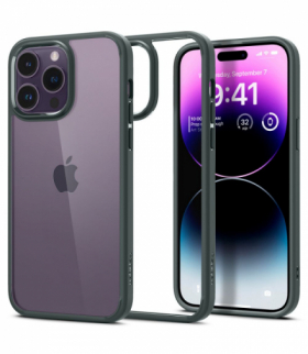 Nakładka Ultra Hybrid do iPhone 14 Pro 6,1" abyss green TFO Spigen BRA012242