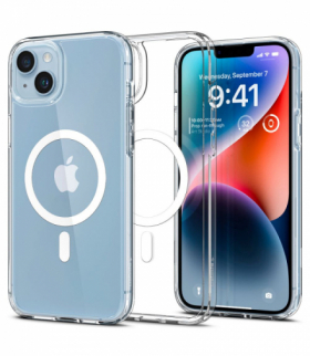 Nakładka Ultra Hybrid Magsafe do iPhone 14 Pro Max 6,7" biała TFO Spigen BRA012261