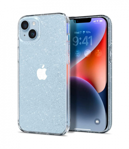 Nakładka Liquid Crystal do iPhone 14 6,1" Glitter Crystal TFO Spigen BRA012425