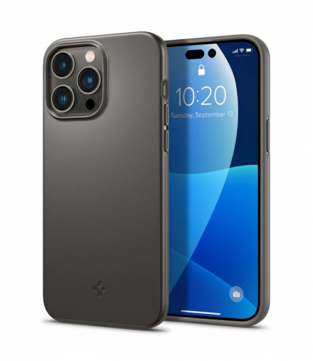 Nakładka Thin Fit do iPhone 14 Pro 6,1" gunmetal TFO Spigen BRA012453