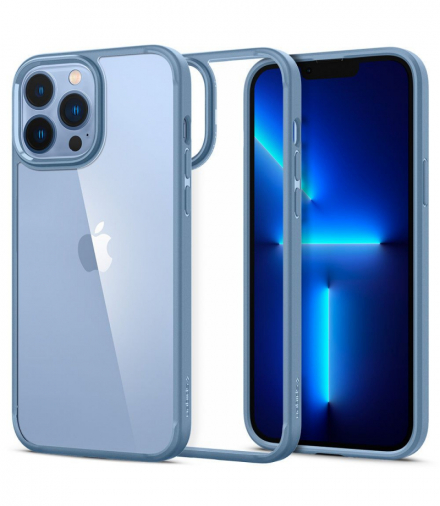 Nakładka Ultra Hybrid do iPhone 13 Pro Max 6,7" sierra blue TFO Spigen BRA012487