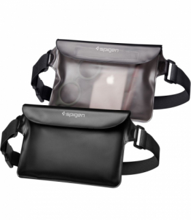 Pokrowiec wodoodoporny A620 Universal Waterproof Waist Bag 2-Pack czarny TFO Spigen BRA012532