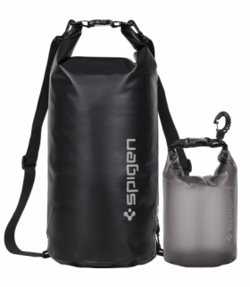 Worek 20L i 2L, pokrowiec wodoodoporny A630 Universal Waterproof Bag czarny TFO Spigen BRA012534