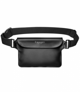 Saszetka wodoodporna, etui A620 Universal Waterproof Waist Bag czarna TFO Spigen BRA012605