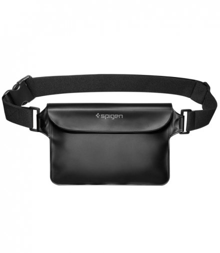 Saszetka wodoodporna, etui A620 Universal Waterproof Waist Bag czarna TFO Spigen BRA012605